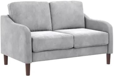 Marbella Velvet Upholstered 2-Seater Loveseat Sofa