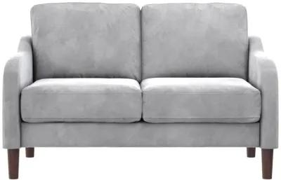 Marbella Velvet Upholstered 2-Seater Loveseat Sofa