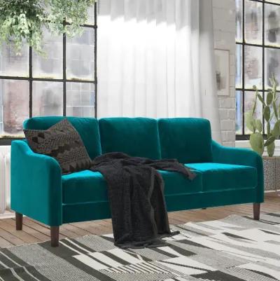 Marbella Velvet Upholstered 3-Seater Sofa