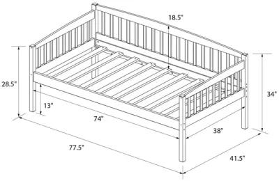 Lydia Daybed with Solid Wood Frame