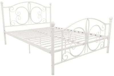 Ballard Victorian Metal Bed with Secured Metal Slats