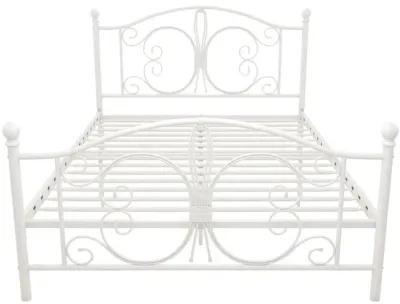 Ballard Victorian Metal Bed with Secured Metal Slats