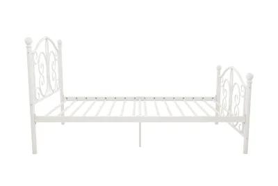 Ballard Victorian Metal Bed with Secured Metal Slats