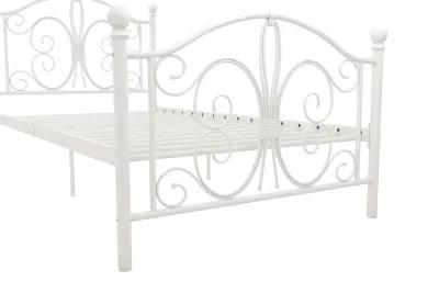 Ballard Victorian Metal Bed with Secured Metal Slats