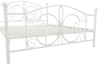 Ballard Victorian Metal Bed with Secured Metal Slats