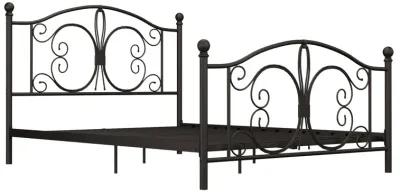 Ballard Victorian Metal Bed with Secured Metal Slats