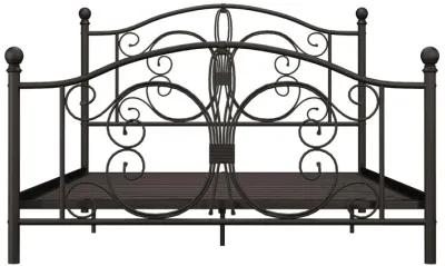 Ballard Victorian Metal Bed with Secured Metal Slats