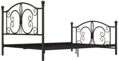 Ballard Victorian Metal Bed with Secured Metal Slats