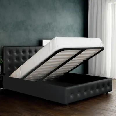 Cambridge Upholstered Bed with Gas Lift Storage Compartment