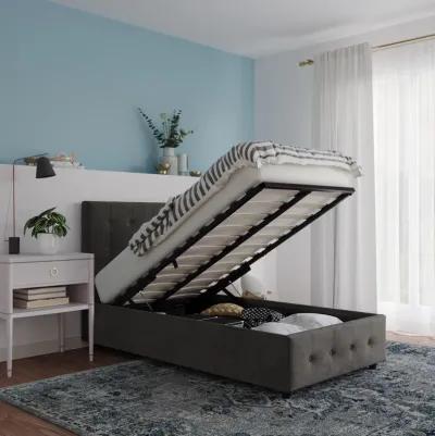 Cambridge Upholstered Bed with Gas Lift Storage Compartment