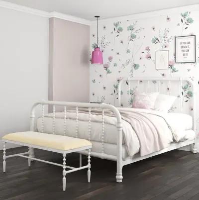 Jenny Lind Metal Bed with Twist Spindles