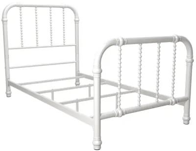 Jenny Lind Metal Bed with Twist Spindles