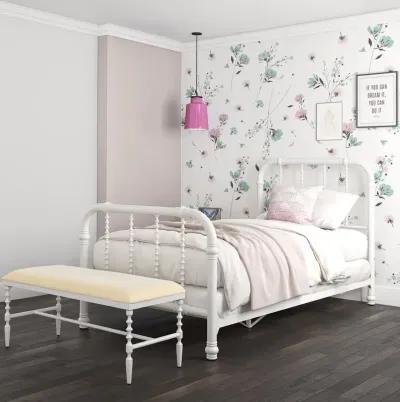 Jenny Lind Metal Bed with Twist Spindles