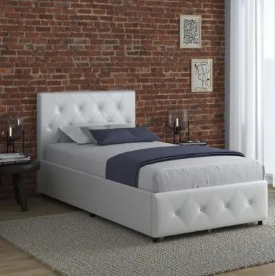 Dakota Upholstered Bed with Left Or Right Storage Drawers