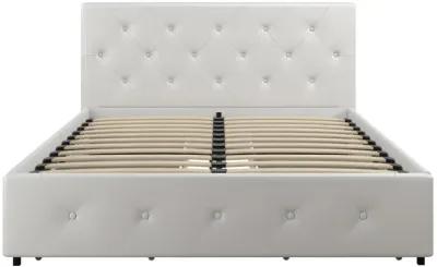 Dakota Upholstered Bed with Left Or Right Storage Drawers