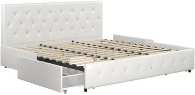 Dakota Upholstered Bed with Left Or Right Storage Drawers