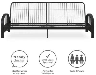 Ailee Metal Full Size Futon Frame with Multiple Reclining Positions