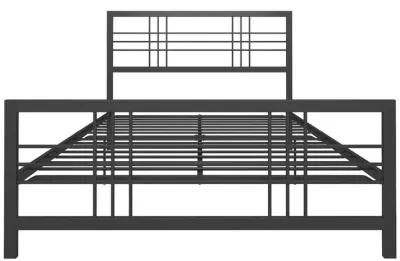 Burbank Metal Frame Bed with Adjustable Heights for Under Bed Storage