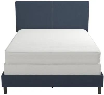 Janford Upholstered Bed with Sturdy Wood and Metal Frame