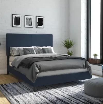 Janford Upholstered Bed with Sturdy Wood and Metal Frame