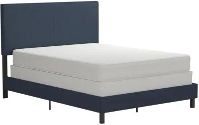 Janford Upholstered Bed with Sturdy Wood and Metal Frame