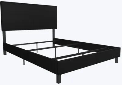 Janford Upholstered Bed with Sturdy Wood and Metal Frame