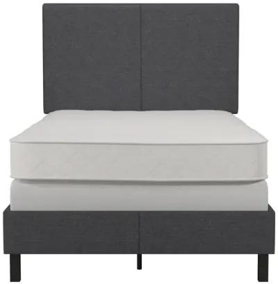 Janford Upholstered Bed with Sturdy Wood and Metal Frame