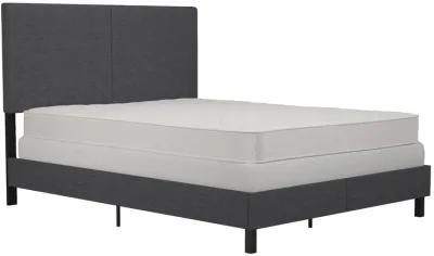 Janford Upholstered Bed with Sturdy Wood and Metal Frame