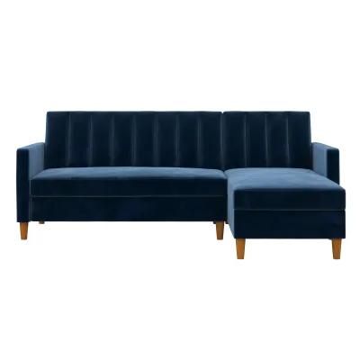 Celine Reversible Sectional Futon with Storage Chaise