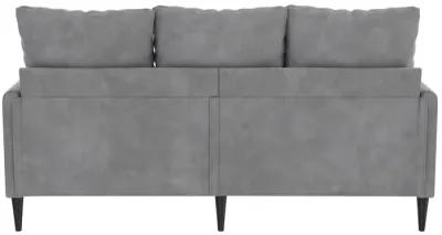 Cassia Pillowback 3-Seater Velvet Sofa with Pocket Coil Seating