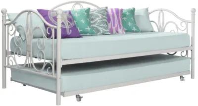 Ballard Victorian Metal Daybed and Trundle with Set