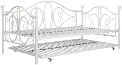 Ballard Victorian Metal Daybed and Trundle with Set