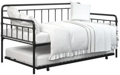 Wallace Spindle Metal Daybed and Trundle Set