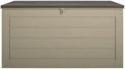 Outdoor Weather-Resistant Patio Deck Storage Box with Locking Hinge Design