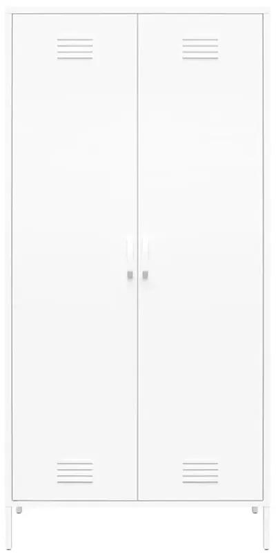 Shadwick 2 Door Tall Metal Locker Style Storage Cabinet