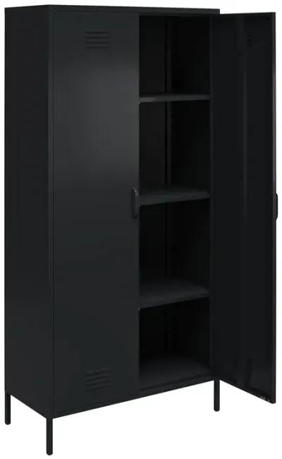 Shadwick 2 Door Tall Metal Locker Style Storage Cabinet