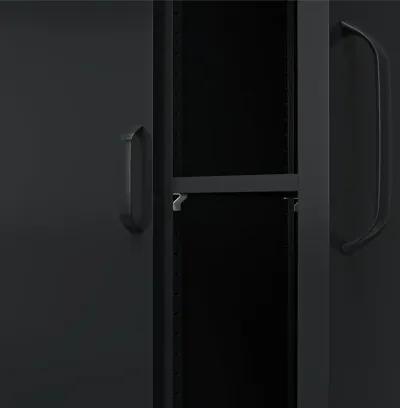 Shadwick 2 Door Tall Metal Locker Style Storage Cabinet