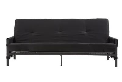 Fairview Metal Frame Storage Futon with 6 Inch Mattress