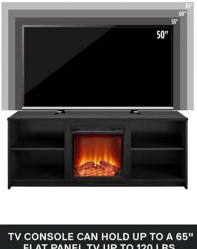 Cabrillo Fireplace TV Stand for TVs up to 65" and up to 120 lbs