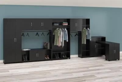 Basin 18" Wide Mudroom Cabinet with Adjustable Shelving