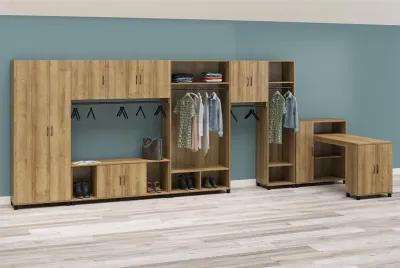 Basin 18" Wide Mudroom Cabinet with Adjustable Shelving