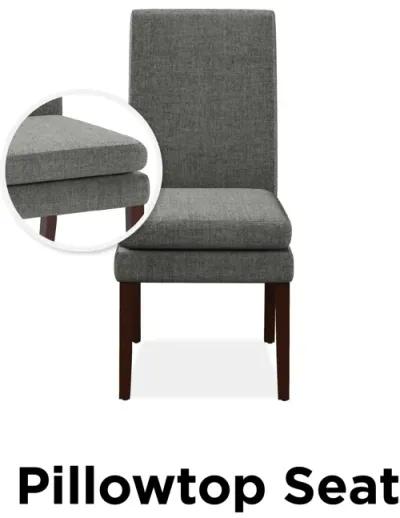 Clark Linen Upholstered Dining Chairs, Set of 2