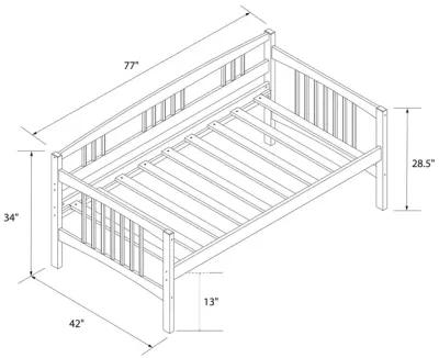 Kayden Wood Daybed with Slats