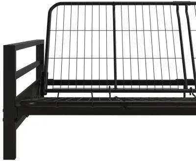 Miles Metal Futon Frame with Metal Mesh and Retainer Clips