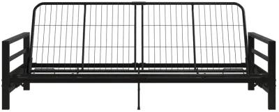 Miles Metal Futon Frame with Metal Mesh and Retainer Clips