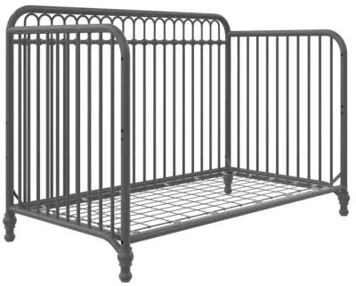 Little Seeds Raven 3-in-1 Metal Crib with Rounded Edges