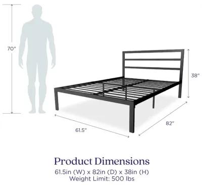 Premium Modern Platform Bed with Headboard