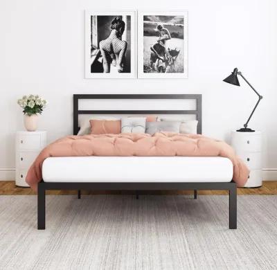 Premium Modern Platform Bed with Headboard