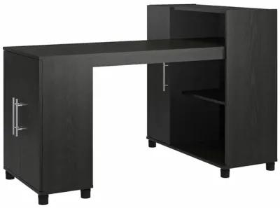 Camberly Hobby and Craft Desk with Storage Cabinet