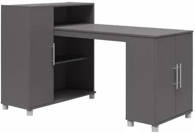 Camberly Hobby and Craft Desk with Storage Cabinet